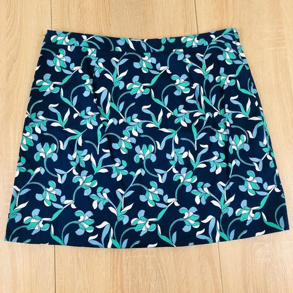 Draper James Floral Stretch A-Line Skirt 14 NWT - Picture 2 of 5